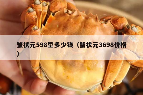 蟹状元598型多少钱（蟹状元3698价格）