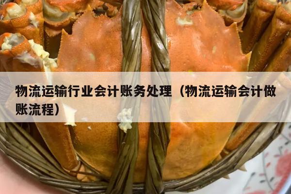 物流运输行业会计账务处理（物流运输会计做账流程）