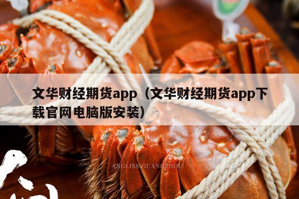 文华财经期货app（文华财经期货app下载官网电脑版安装）