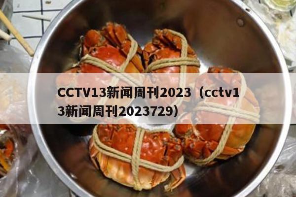 CCTV13新闻周刊2023（cctv13新闻周刊2023729）