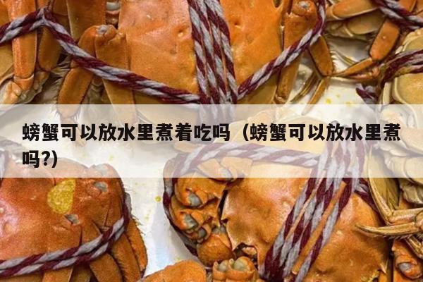 螃蟹可以放水里煮着吃吗（螃蟹可以放水里煮吗?）