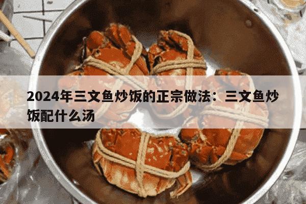 2024年三文鱼炒饭的正宗做法：三文鱼炒饭配什么汤