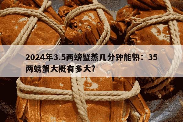 2024年3.5两螃蟹蒸几分钟能熟：35两螃蟹大概有多大?