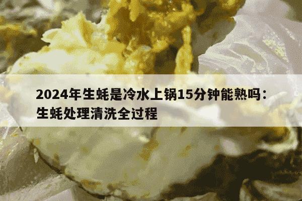 2024年生蚝是冷水上锅15分钟能熟吗：生蚝处理清洗全过程